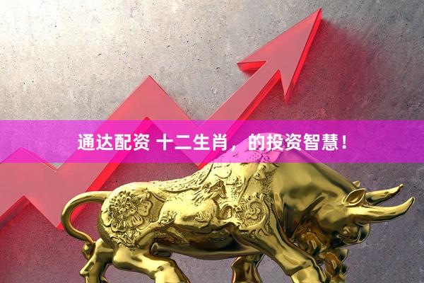 通达配资 十二生肖，的投资智慧！