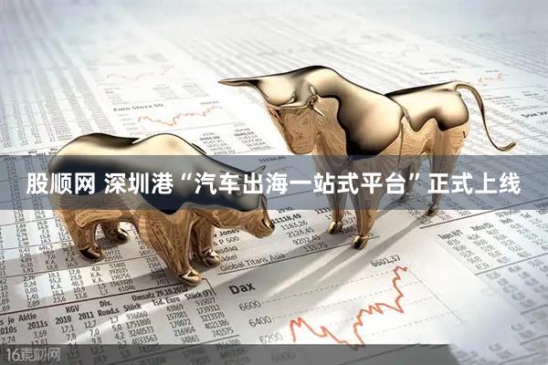 股顺网 深圳港“汽车出海一站式平台”正式上线