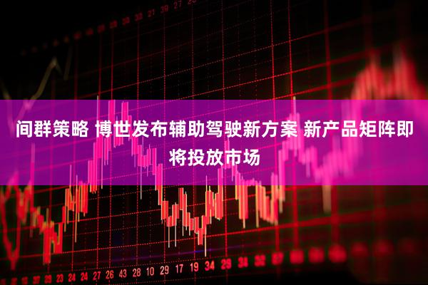 间群策略 博世发布辅助驾驶新方案 新产品矩阵即将投放市场
