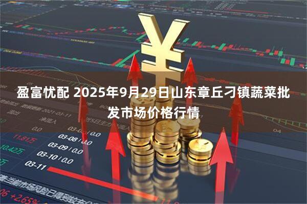 盈富忧配 2025年9月29日山东章丘刁镇蔬菜批发市场价格行情