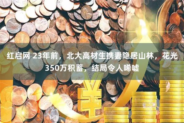 红启网 23年前，北大高材生携妻隐居山林，花光350万积蓄，结局令人唏嘘