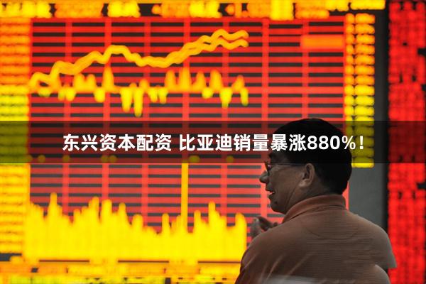 东兴资本配资 比亚迪销量暴涨880%！